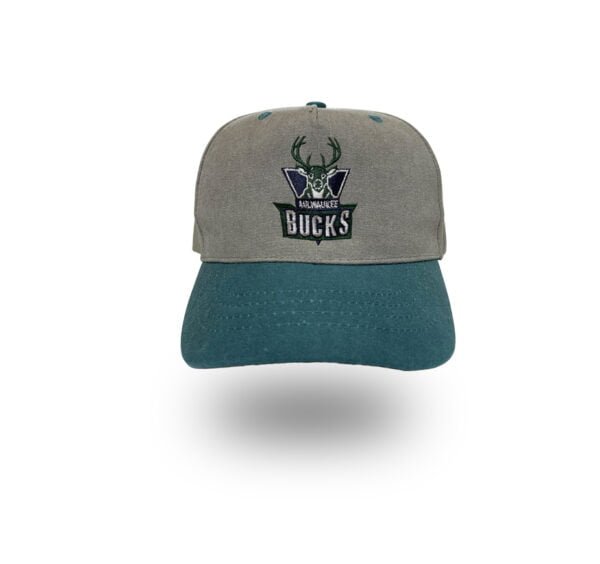 Milwaukee Bucks retro logo baseball hat by Bermuda Brims