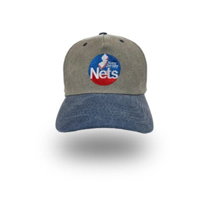 New Jersey Nets retro logo baseball hat by Bermuda Brims