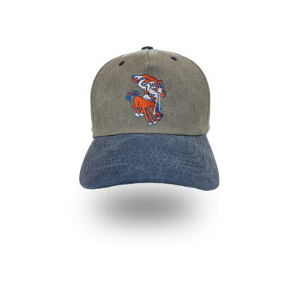 Denver Broncos retro logo baseball hat by Bermuda Brims