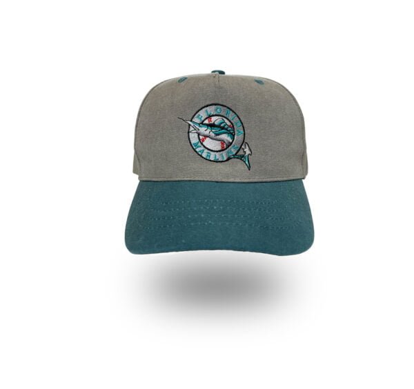 Florida Marlins retro logo baseball hat by Bermuda Brims