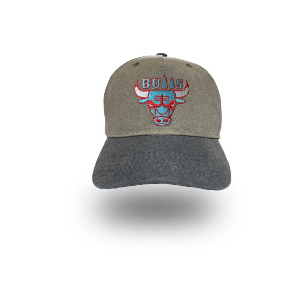 Chicago Bulls retro logo baseball hat by Bermuda Brims