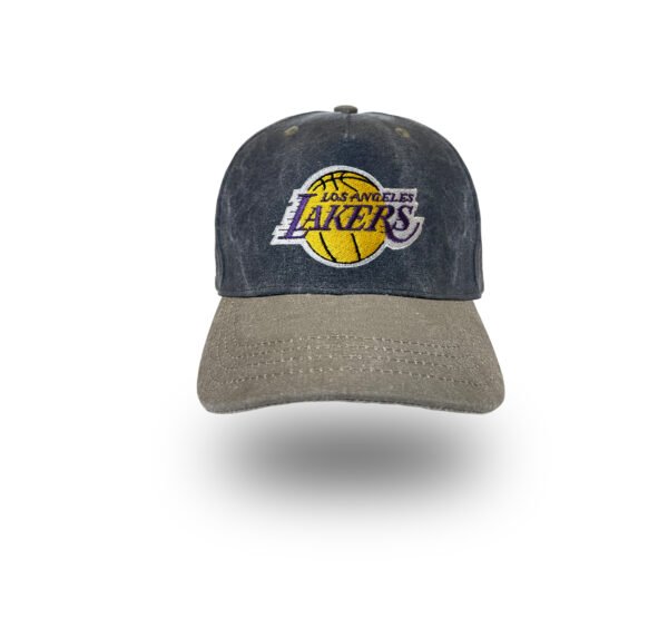 Los Angeles Lakers retro logo baseball hat by Bermuda Brims